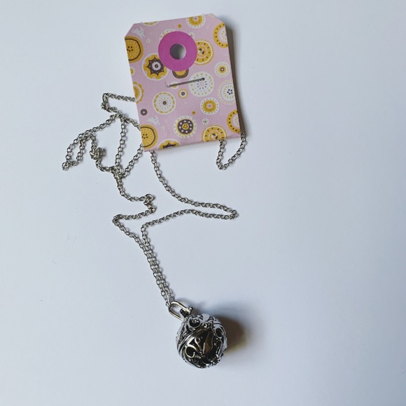 Silver Charm Locket with Lava Bead!! Aromatherapy! - Picture 3 of 3